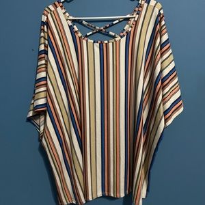 Multicolored blouse size 2x